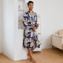 2024 Spring/Summer New Stain Luxury Long Sleeve Pajama Sets