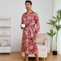 2024 Spring/Summer New Stain Luxury Long Sleeve Pajama Sets