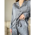 Long sleeve Letter Jacquard Stain Women's Autumn Pajama Set