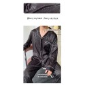 Men's Long Sleeved Stain Pajama Sets