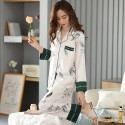 Long Sleeve Collared Stain Women's Pajama Set | Fashion Sleepwear